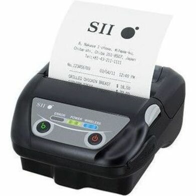 Seiko MP-B30L Mobile Thermal Transfer Printer - Monochrome - Receipt Print - USB - USB Host - Bluetooth - Wireless LAN - Near Field Communication (NFC) - Battery Included - With Cutter