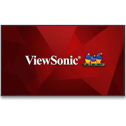 ViewSonic CDE7530 75" 4K UHD Wireless Presentation Display 24/7 Commercial Display with Portrait Landscape, HDMI, USB, USB C, Wifi/BT Slot, RJ45 and RS232
