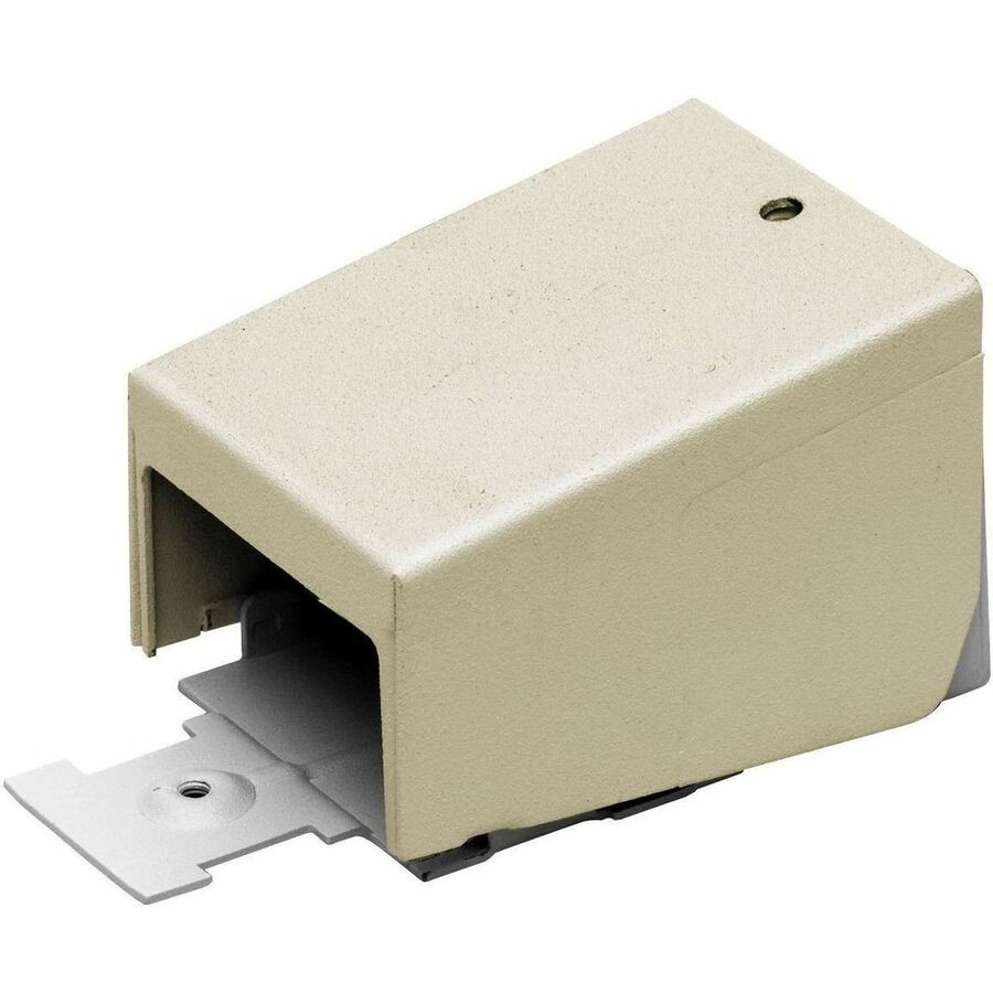 Hubbell Premise Wiring Metal Raceway, End Fitting, Large Radius, HBL2400 Series, Ivory