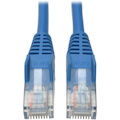 Eaton Tripp Lite Series Cat5e 350 MHz Snagless Molded (UTP) Ethernet Cable (RJ45 M/M), PoE - Blue, 15 ft. (4.57 m)