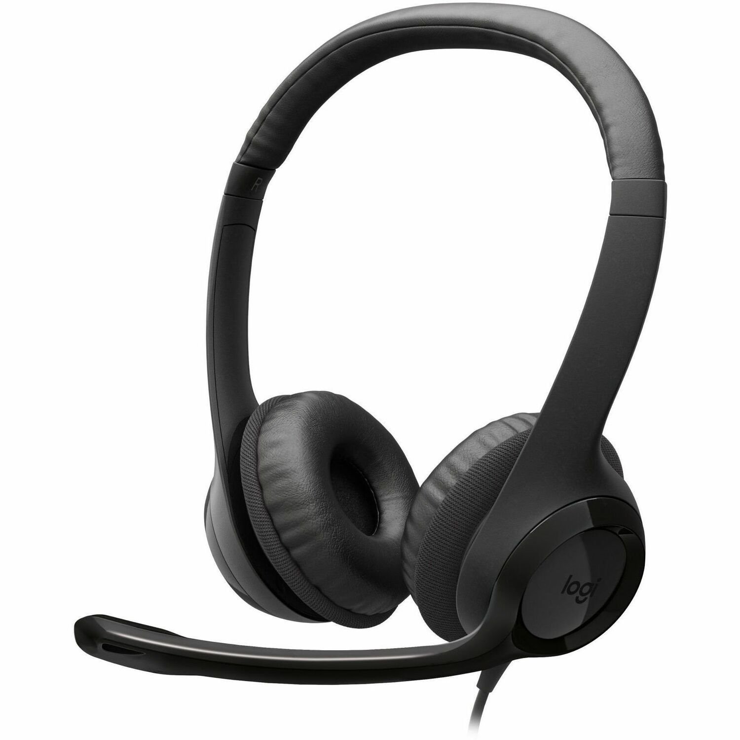 Logitech H390 Wired Headphones with Mic, USB Headset with Microphone for PC, Noise Cancelling Microphone