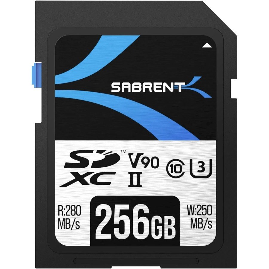 Sabrent Rocket 256 GB Class 3/UHS-II (U3) V90 SDXC