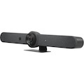 Logitech Rally Bar All-In-One Video Bar for Medium and Large Rooms, Graphite