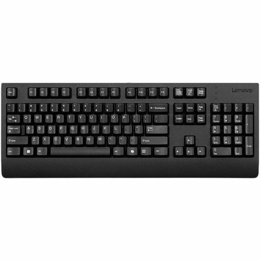 Lenovo Preferred Pro II Keyboard - Cable Connectivity - USB Type A Interface - English (UK) - Black