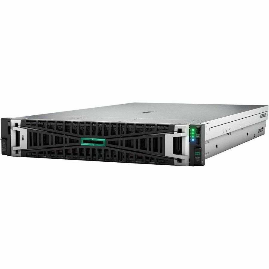 HPE SMART CHOICE ProLiant DL380 G11 2U Rack Server - 1 x Intel Xeon Silver 4510 2.4 GHz - 64 GB RAM - 960 GB SSD - (2 x 480GB) SSD Configuration