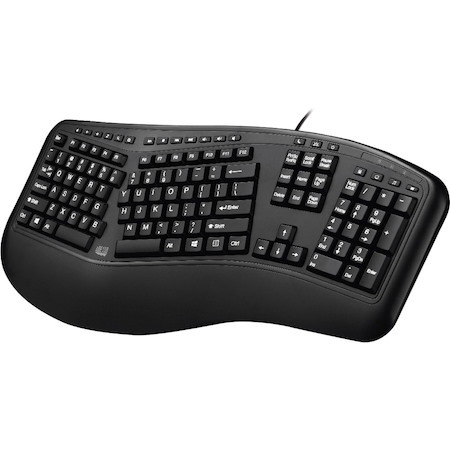 Adesso TruForm AKB-150UB Keyboard - Cable Connectivity - USB Interface - English (US)