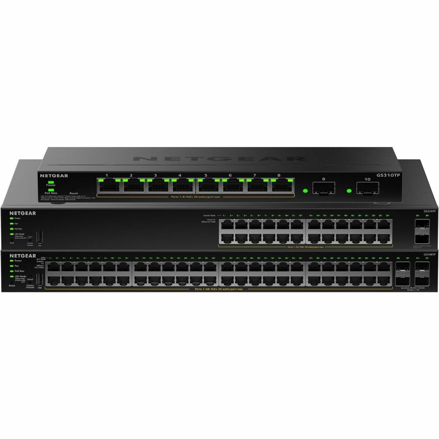 Netgear S350 8P Ge Poe+ Smart Managed P
