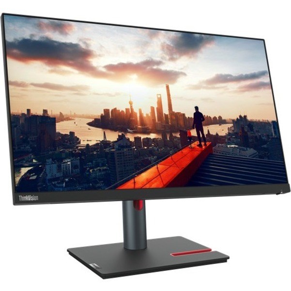 Lenovo ThinkVision P24h-30 24" Class WQHD LED Monitor - 16:9 - Raven Black