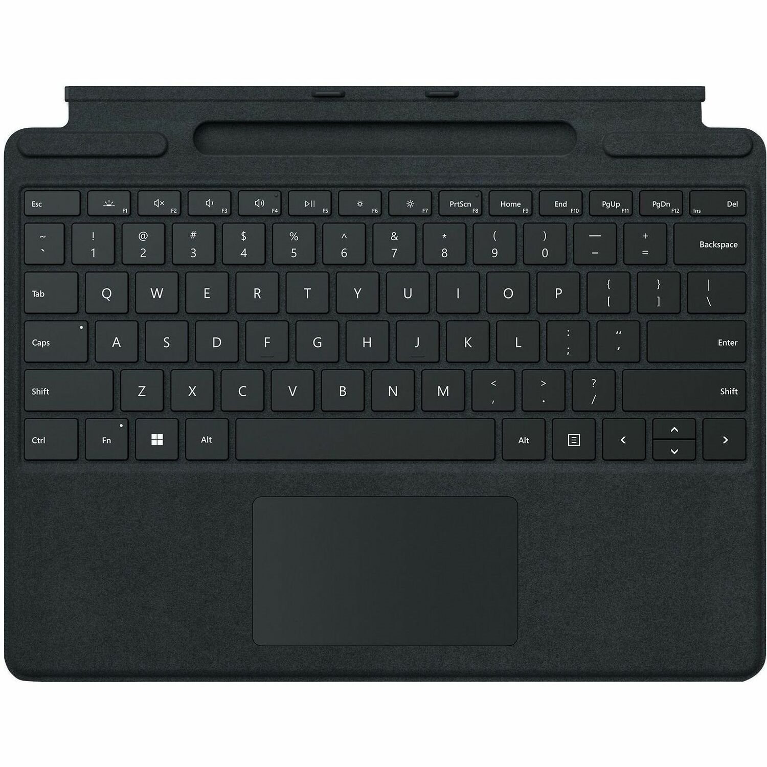 Microsoft Signature Keyboard/Cover Case Surface Pro 8, Surface Pro 9, Surface Pro X, Surface Pro 10, Surface Pro 11 Tablet - English Keyboard - Black