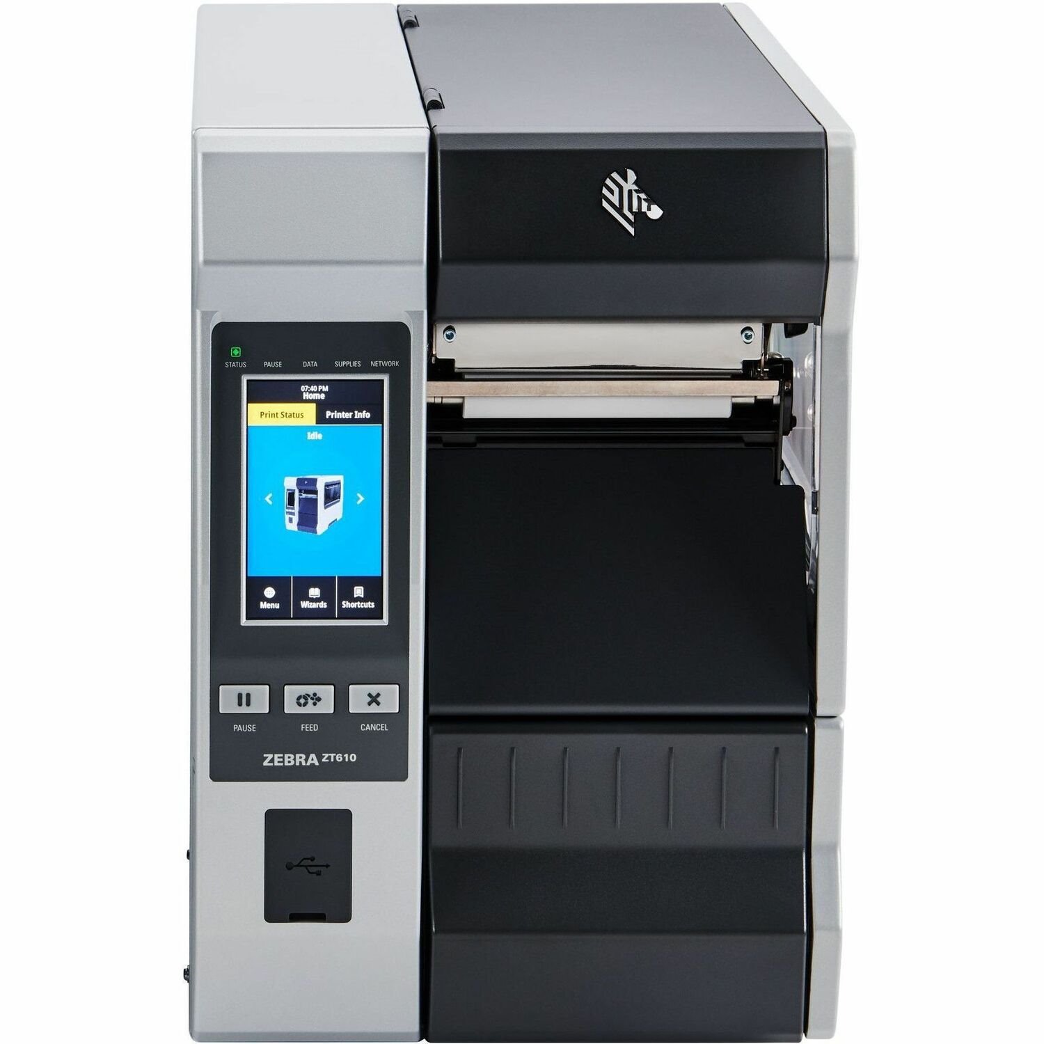 Zebra ZT610 Industrial, Manufacturing, Transportation & Logistic Thermal Transfer Printer - Monochrome - Label Print - Gigabit Ethernet - USB - USB Host - Serial - Bluetooth 4.0
