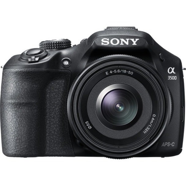 Sony &alpha;3500 20.1 Megapixel Mirrorless Camera with Lens - 0.71" - 1.97" - Black