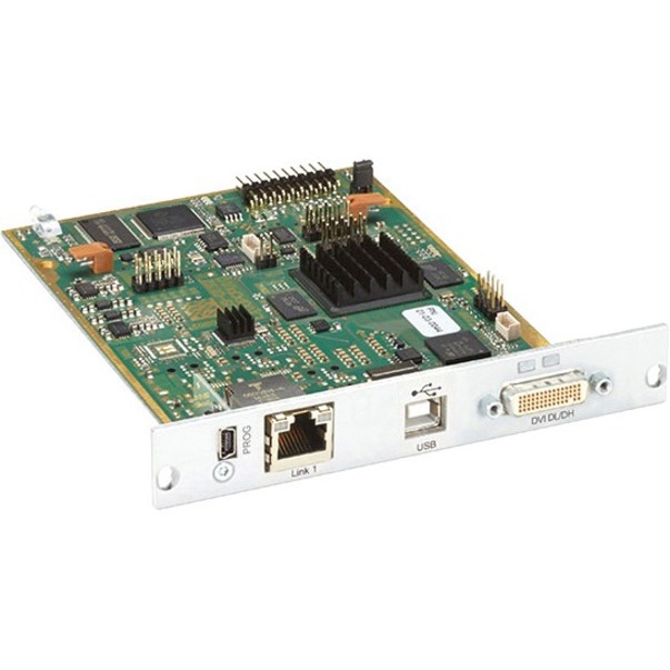 Black Box DKM FX Modular KVM Extender Transmitter - Dual Head DVI-D, USB HID, CATX