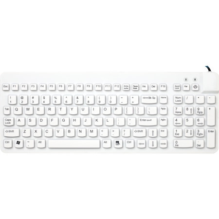 Man & Machine Low Profile Premium Waterproof Disinfectable Keyboard