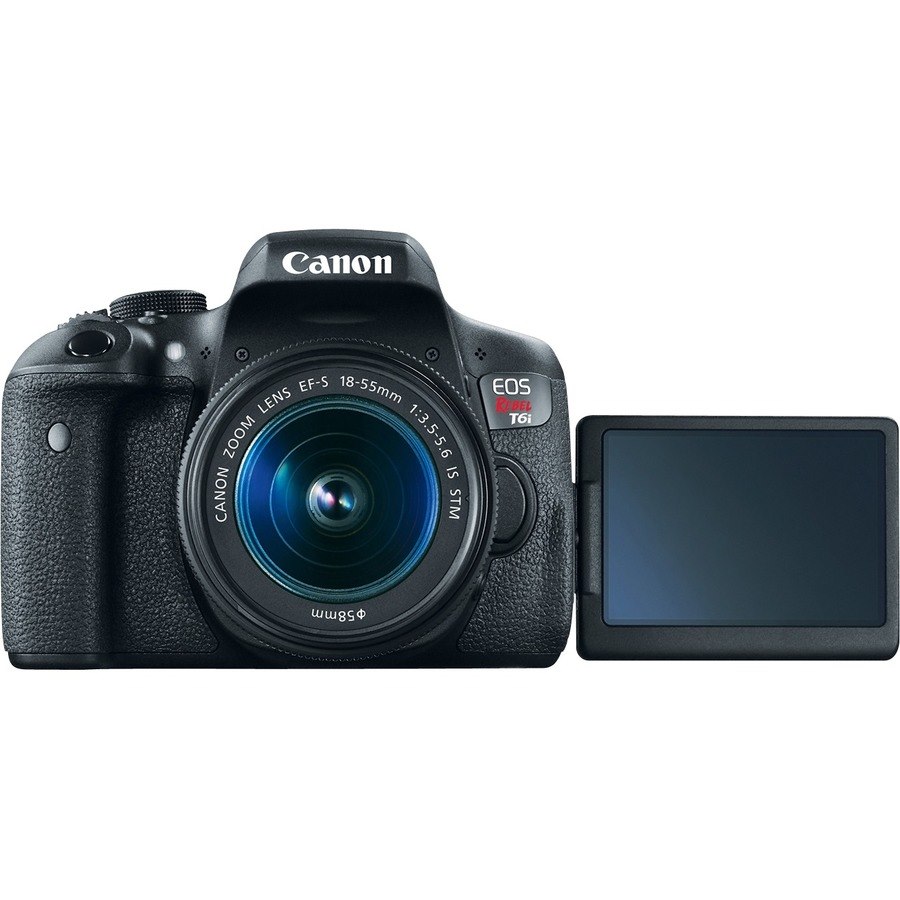 Canon EOS Rebel T6i 24.2 Megapixel Digital SLR Camera with Lens - 0.71" - 2.17"