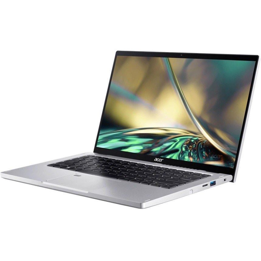 Acer Spin 3 SP314-55N SP314-55N-510G 14" Touchscreen Convertible 2 in 1 Notebook - Full HD - Intel Core i5 12th Gen i5-1235U - 8 GB - 512 GB SSD - English Keyboard - Pure Silver