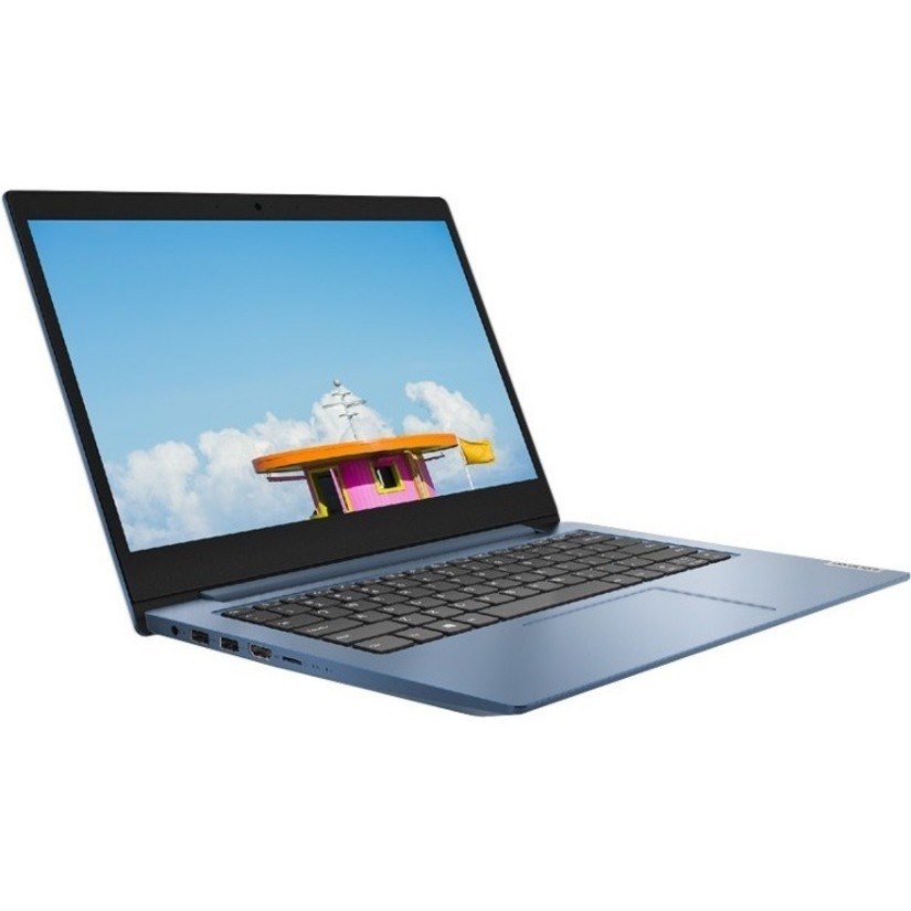 Lenovo IdeaPad 1 14IGL05 81VU00HYUK 35.6 cm (14") Notebook - HD - 1366 x 768 - Intel Celeron N4020 Dual-core (2 Core) 1.10 GHz - 4 GB Total RAM - 64 GB Flash Memory - Ice Blue