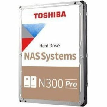 Toshiba N300 Pro HDWG62AXZSTB 20 TB Hard Drive - 3.5" Internal - SATA (SATA/600) - Conventional Magnetic Recording (CMR) Method