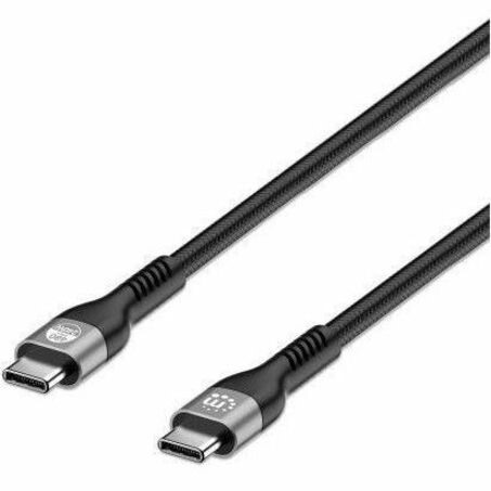 USB-C to USB-C Cable (240W), 2m, Male to Male, 480 Mbps (USB 2.0), Extended Power Range (EPR) charging up to 240W (Note additional USB-C 240W wall charger needed), Black, Lifetime Warranty
