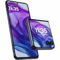 Motorola Mobility razr 50 ultra 512 GB Smartphone - 6.9" Flexible Folding Screen P-OLED Full HD Plus 2640 x 1080 - Octa-core (Cortex X4Single-core (1 Core) 3 GHz + Cortex A720 Quad-core (4 Core) 2.80 GHz + Cortex A520 Triple-core (3 Core) 2 GHz - 12 GB RAM - Android 14 - 5G - Midnight Blue