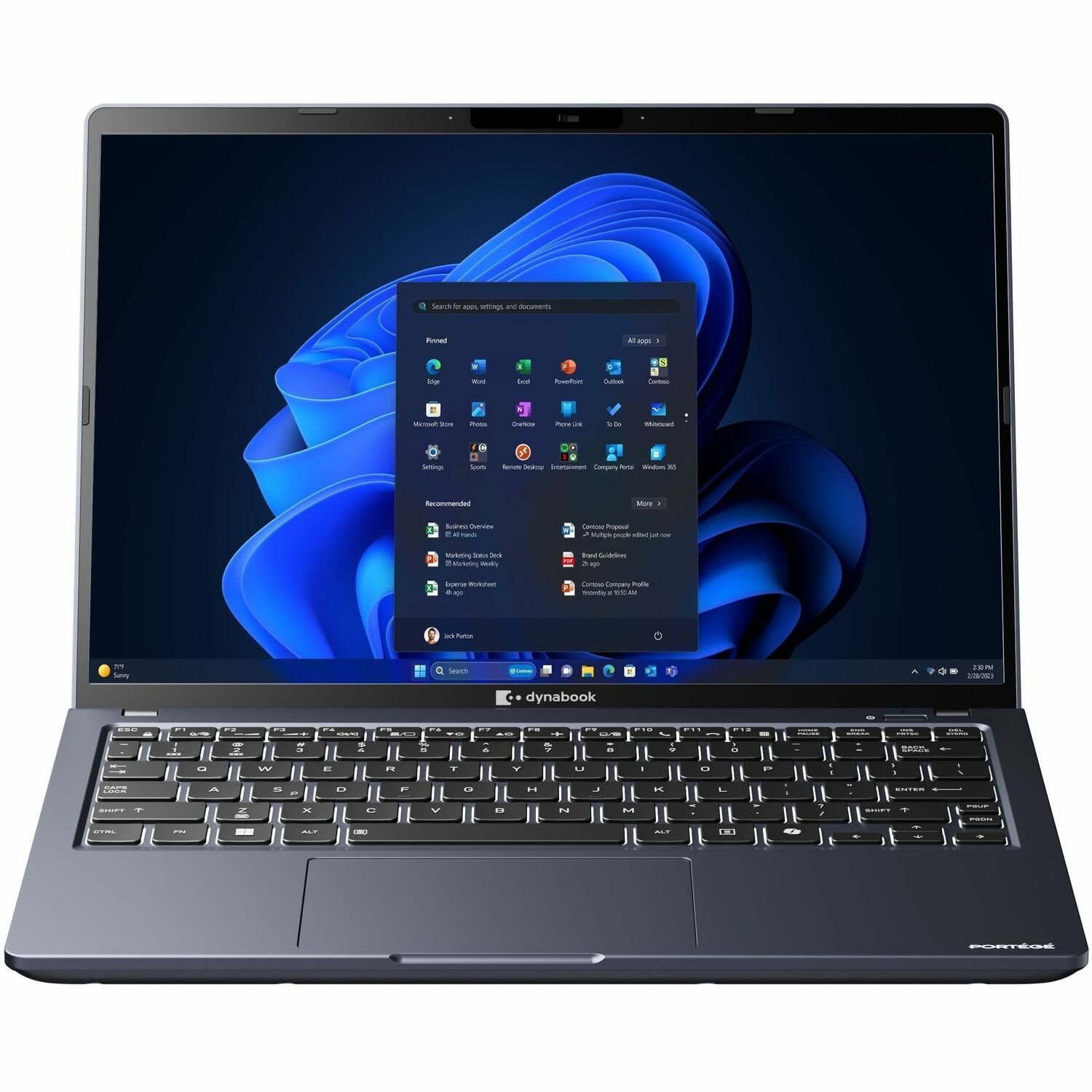 Dynabook Portege X30L-M 13.3" Notebook - WUXGA - Intel Core Ultra 7 155U - 32 GB - 512 GB SSD - Mystic Blue