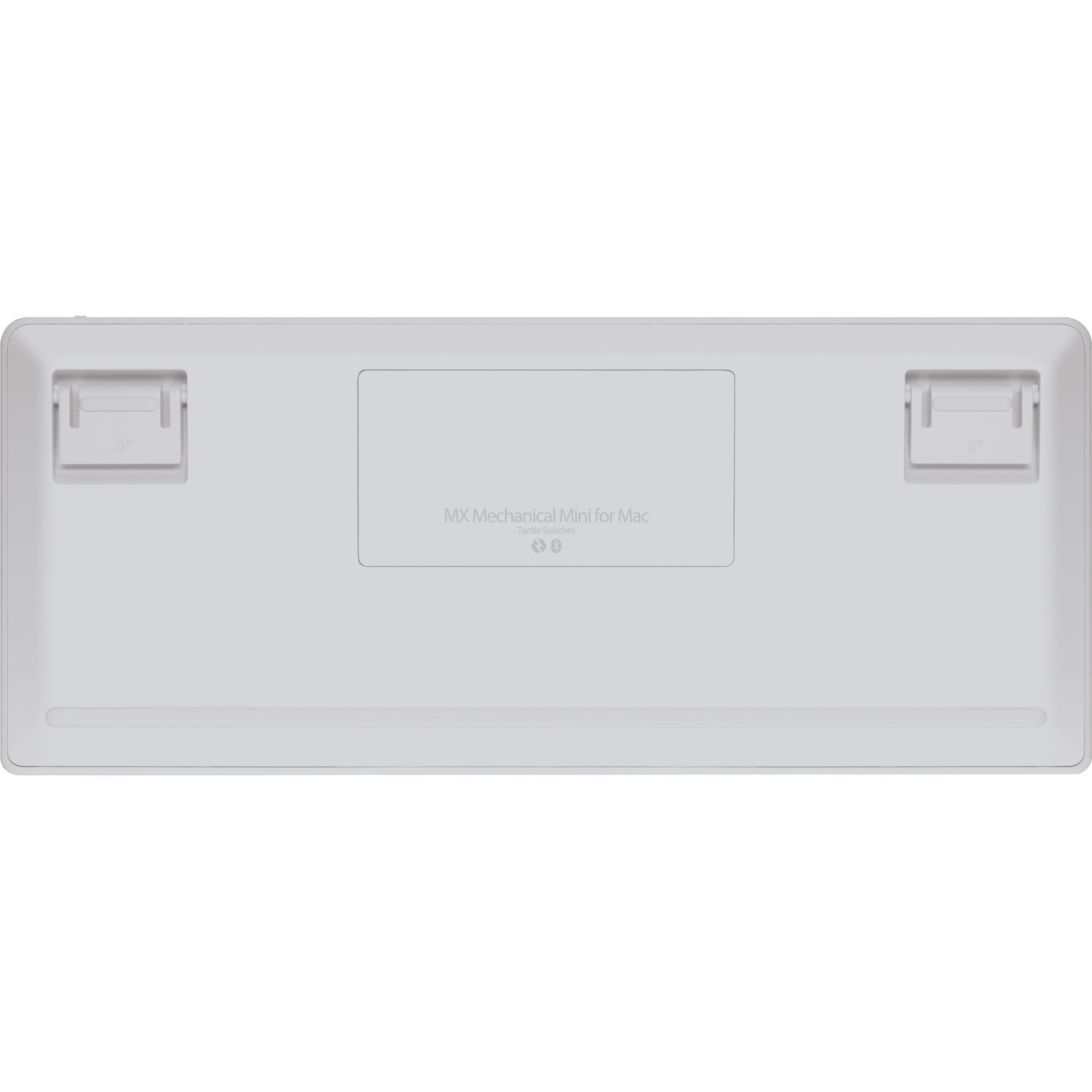 Logitech MX Mechanical Mini Keyboard - Wireless Connectivity - USB Type C Interface - LED - German - QWERTZ Layout - Light Grey