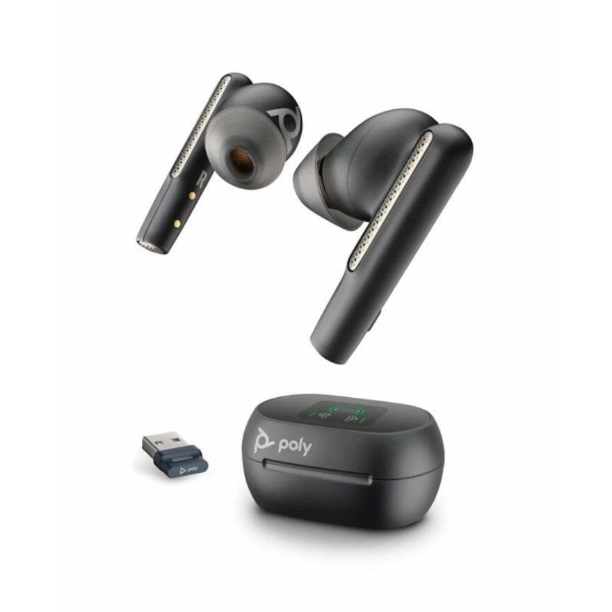 Plantronics Voyager Free 60+ UC True Wireless Earbud Stereo, Mono Earset - Carbon Black