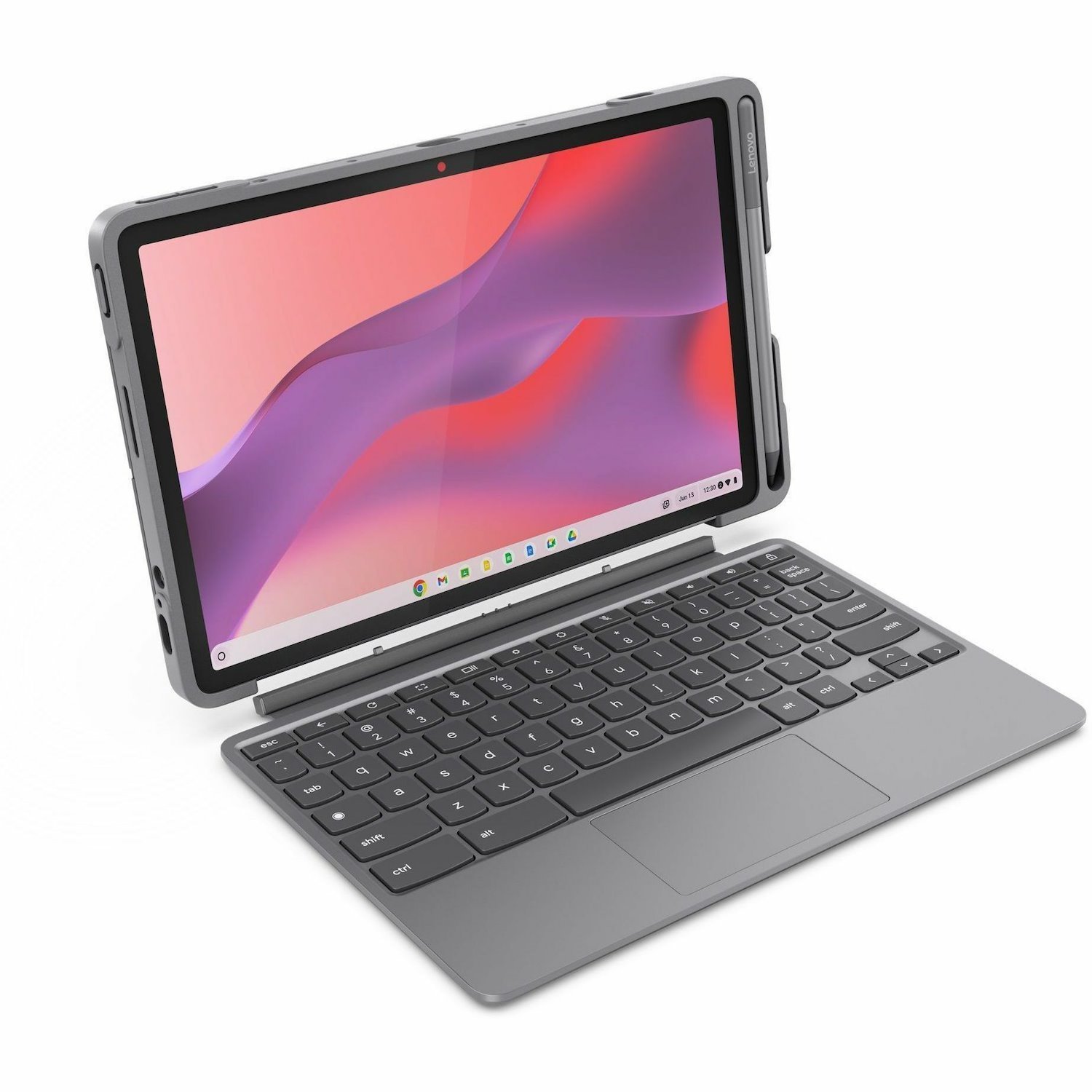 Lenovo Chromebook Duet EDU G2 83HJ0002UB Chromebook Tablet - 10.9" WUXGA - MediaTek Kompanio 838 Octa-core - 4 GB - 64 GB Storage - ChromeOS - Luna Gray