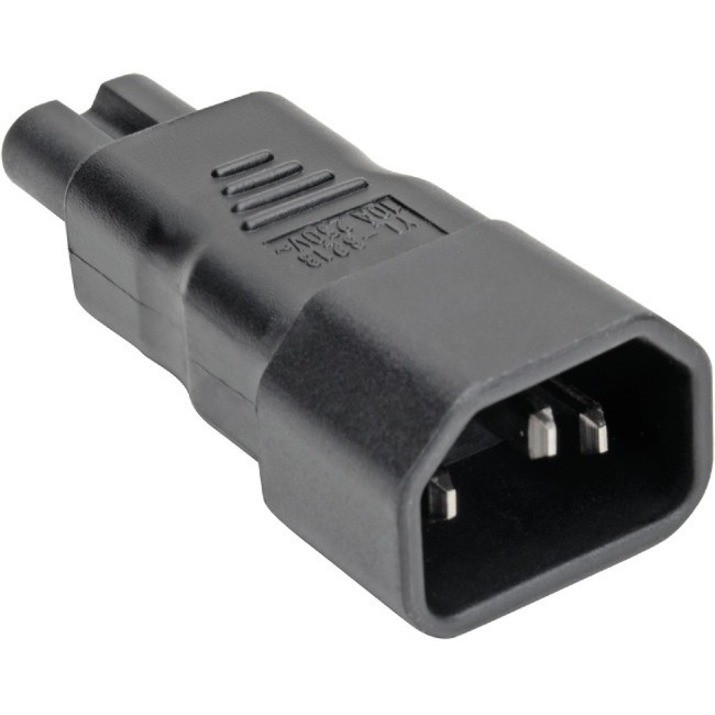 Eaton Tripp Lite Series Power Cord Adapter, C14 to C5 - 7A, 125V, Black
