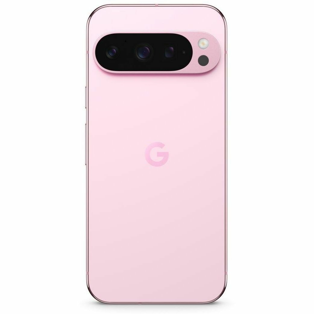 Google Pixel 9 Pro GEC77 128 GB Smartphone - 16 cm (6.3") LTPO OLED - Octa-core (Cortex X4Single-core (1 Core) 3.10 GHz + Cortex A720 Triple-core (3 Core) 2.60 GHz + Cortex A520 Quad-core (4 Core) 1.92 GHz - 16 GB RAM - Android 14 - 5G - Rose Quartz