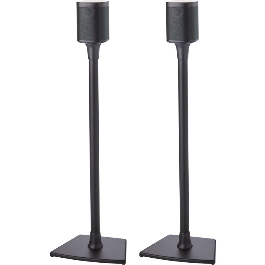 Sanus WSS22-B1* | Wireless Speaker Stands For Sonos One One-Sl Play:1 & Play:3