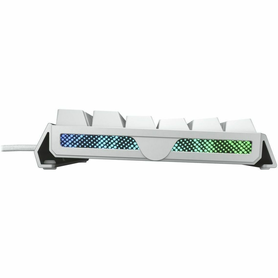 CHERRY XTRFY MX 3.1 Gaming Keyboard - Cable Connectivity - USB Type A Interface - RGB LED - English (UK) - White