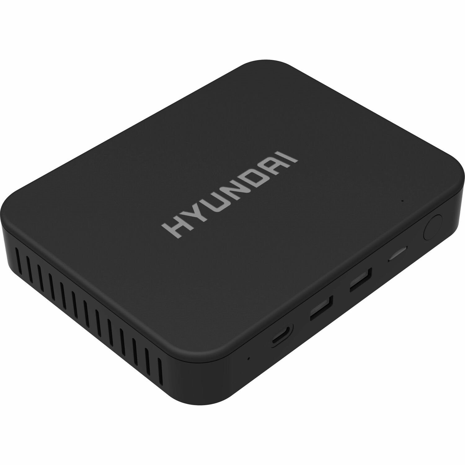 Hyundai Mini PC, Intel Celeron N4020, 4GB DDR4, 64GB Storage, Expandable 2.5" SATA HDD and M.2 SSD Slot, USB-C, Windows 10 Pro, 4K UHD Dual Monitor Support, HDMI and VGA Port, Fanless, Vesa Mount Included, Black