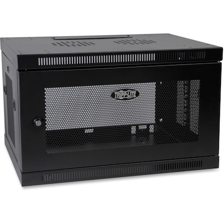 Eaton Tripp Lite Series SmartRack 6U Low-Profile Switch-Depth Wall-Mount Mini Rack Enclosure