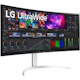 LG 40WP95C-W 40" Class 5K2K WUHD Curved Screen LCD Monitor - 21:9 - Silver