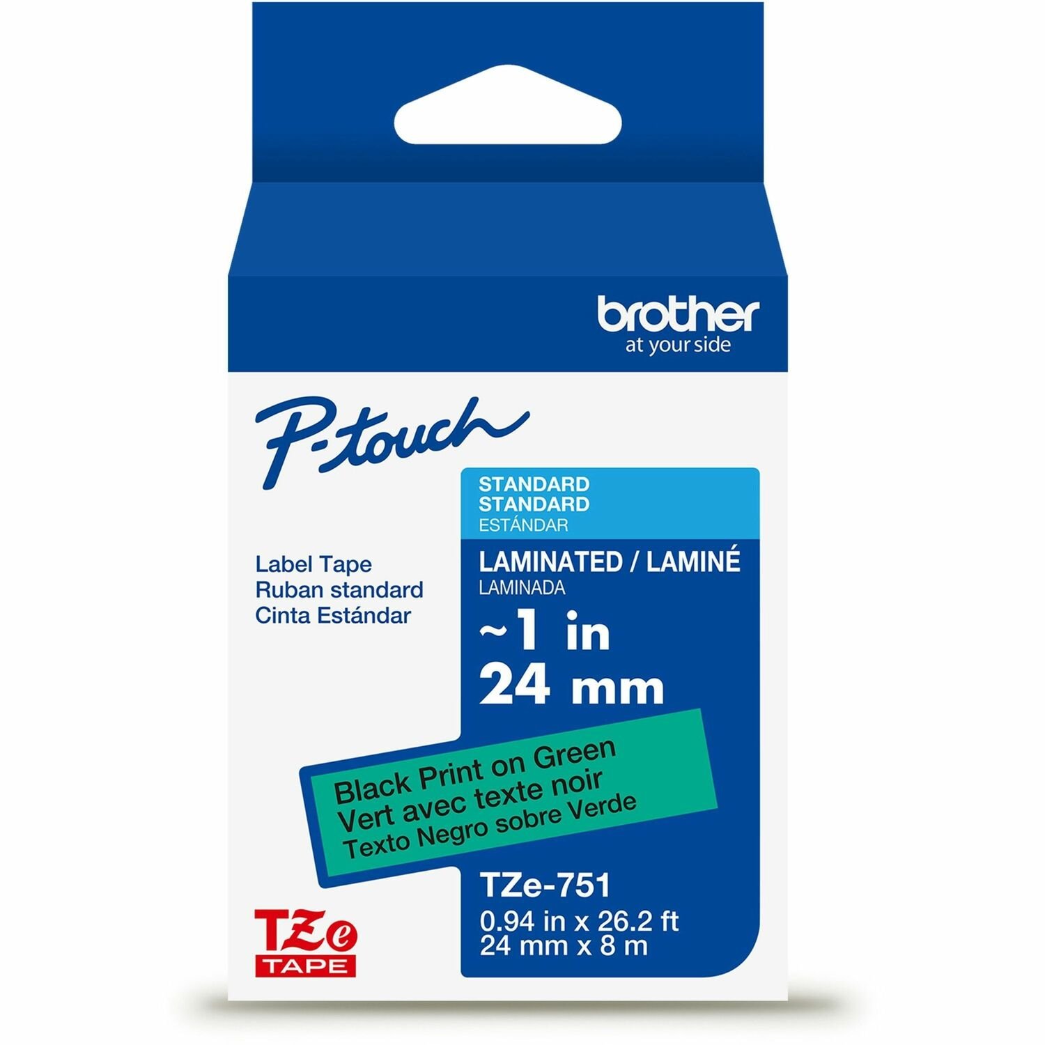 Brother P-touch TZe Laminated Label Tape