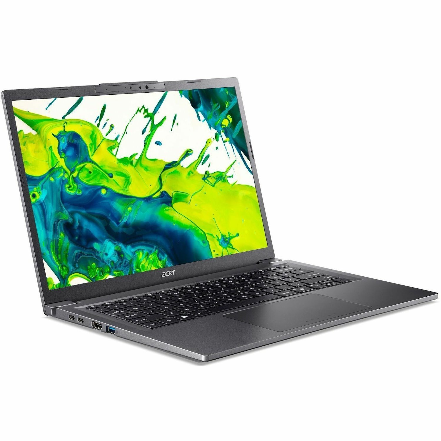 Acer Aspire 14 AI A14-52M A14-52M-71NB 35.6 cm (14") Copilot+ PC Notebook - WUXGA - 60 Hz - Intel Core Ultra 7 258V - 32 GB - 1 TB PCI Express NVMe 4.0 SSD - English (US) Keyboard - Iron