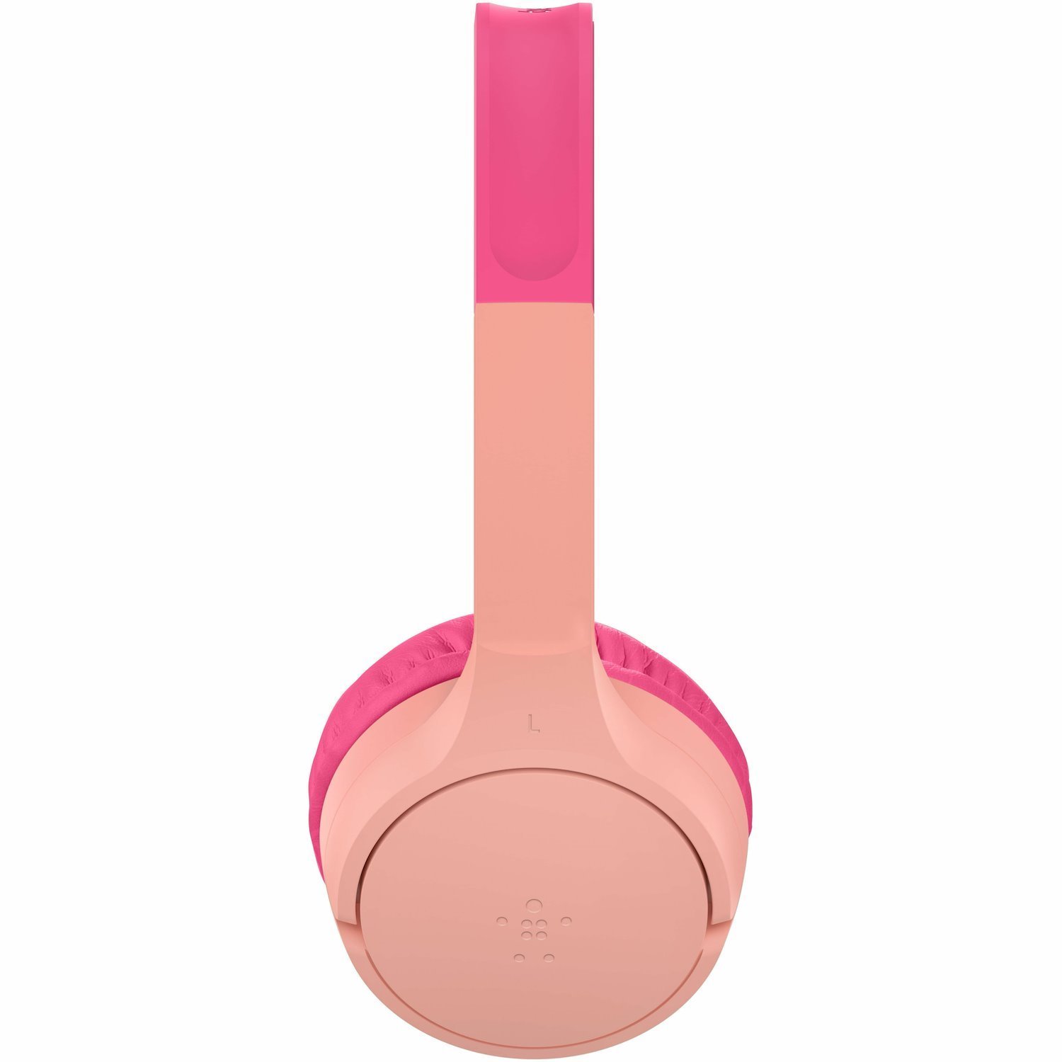 Belkin Wireless Bluetooth On-Ear Headphones for Kids w/ Mic - 85dB Limit - w/ USB-C Cable - Headset - Pink