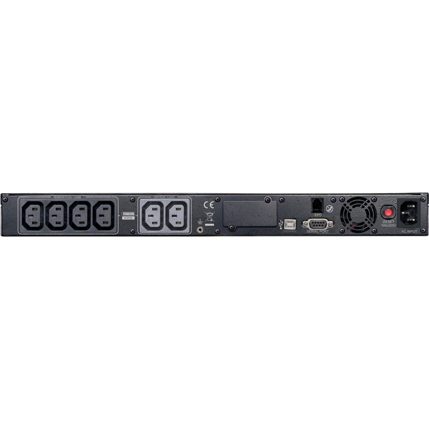 CyberPower Professional Rackmount PR750ELCDRT1U Line-interactive UPS - 750 VA/500 W