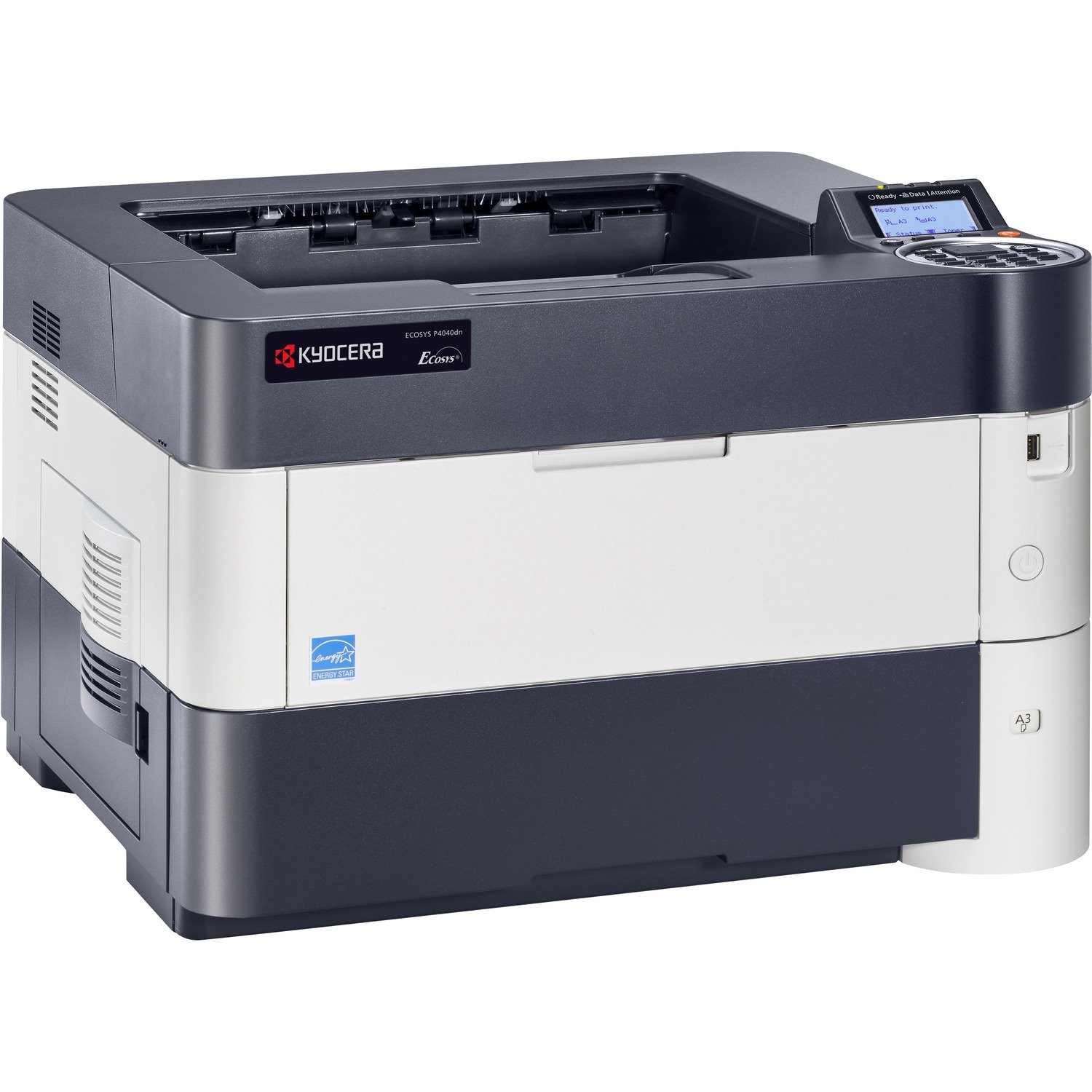 Kyocera Ecosys P4040DN Desktop Laser Printer - Monochrome