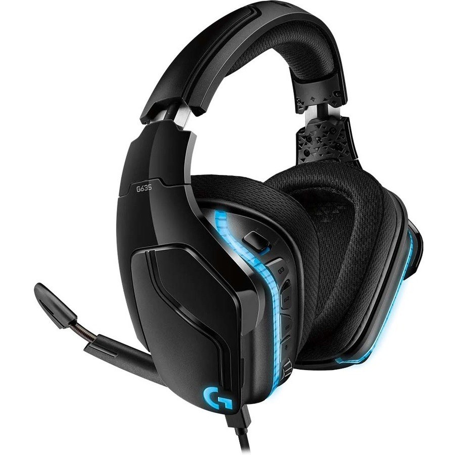 Logitech G G635 Wired Over-the-head Stereo Gaming Headset - Black