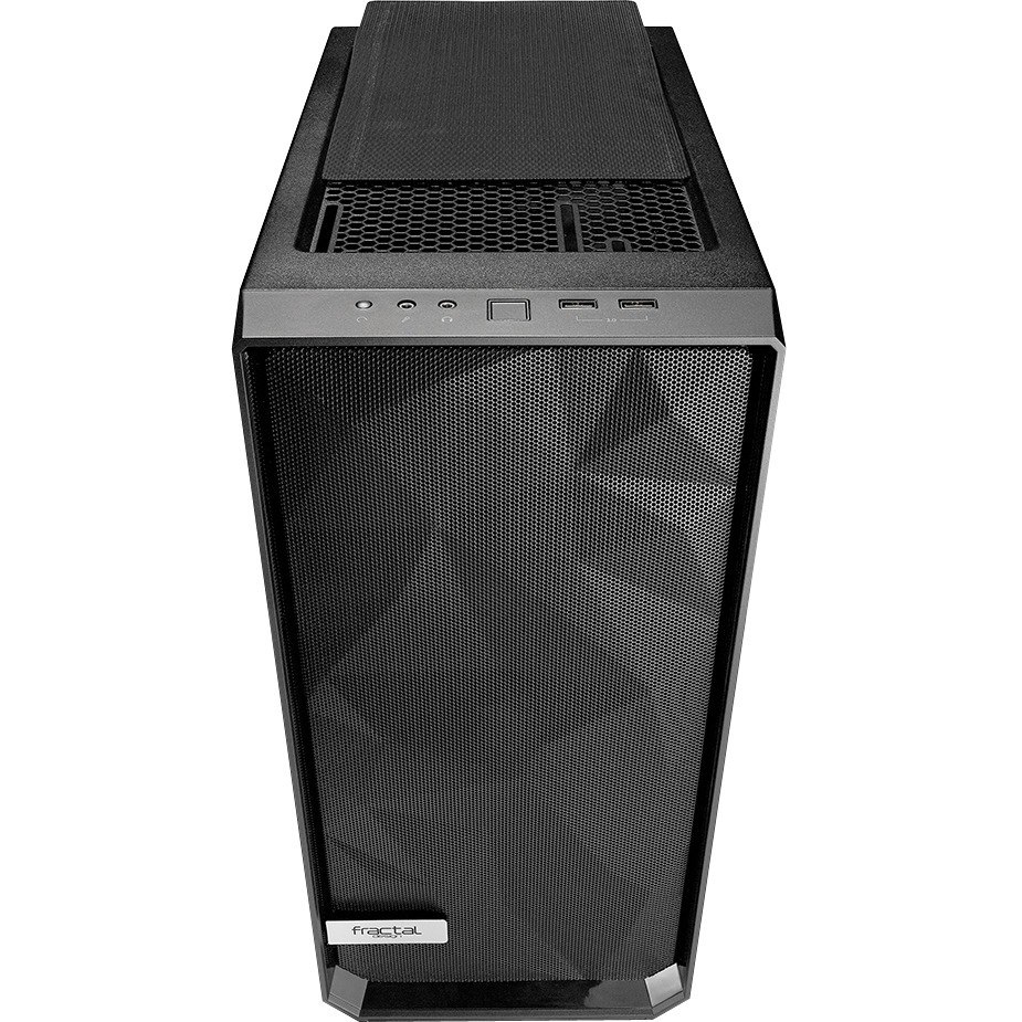 Fractal Design Meshify C Computer Case - ATX Motherboard Supported - Mid-tower - Steel - Black