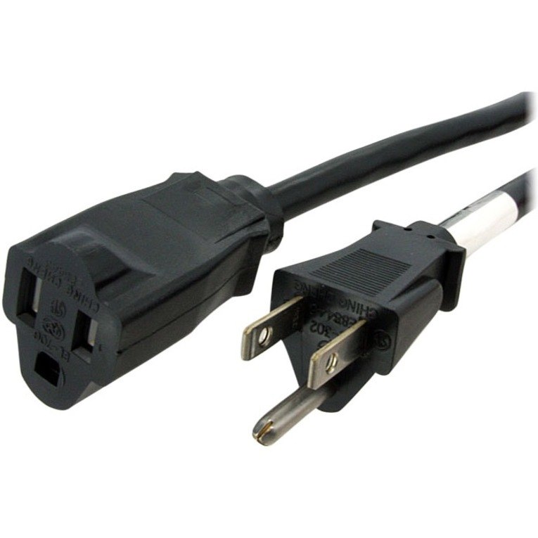 StarTech.com 25 ft Power Cord Extension - NEMA 5-15R to NEMA 5-15P