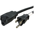StarTech.com 15ft (4.5m) Power Extension Cord, NEMA5-15R to NEMA5-15P Black Extension Cord, 13A 125V, 16AWG, Computer Power Extension Cable