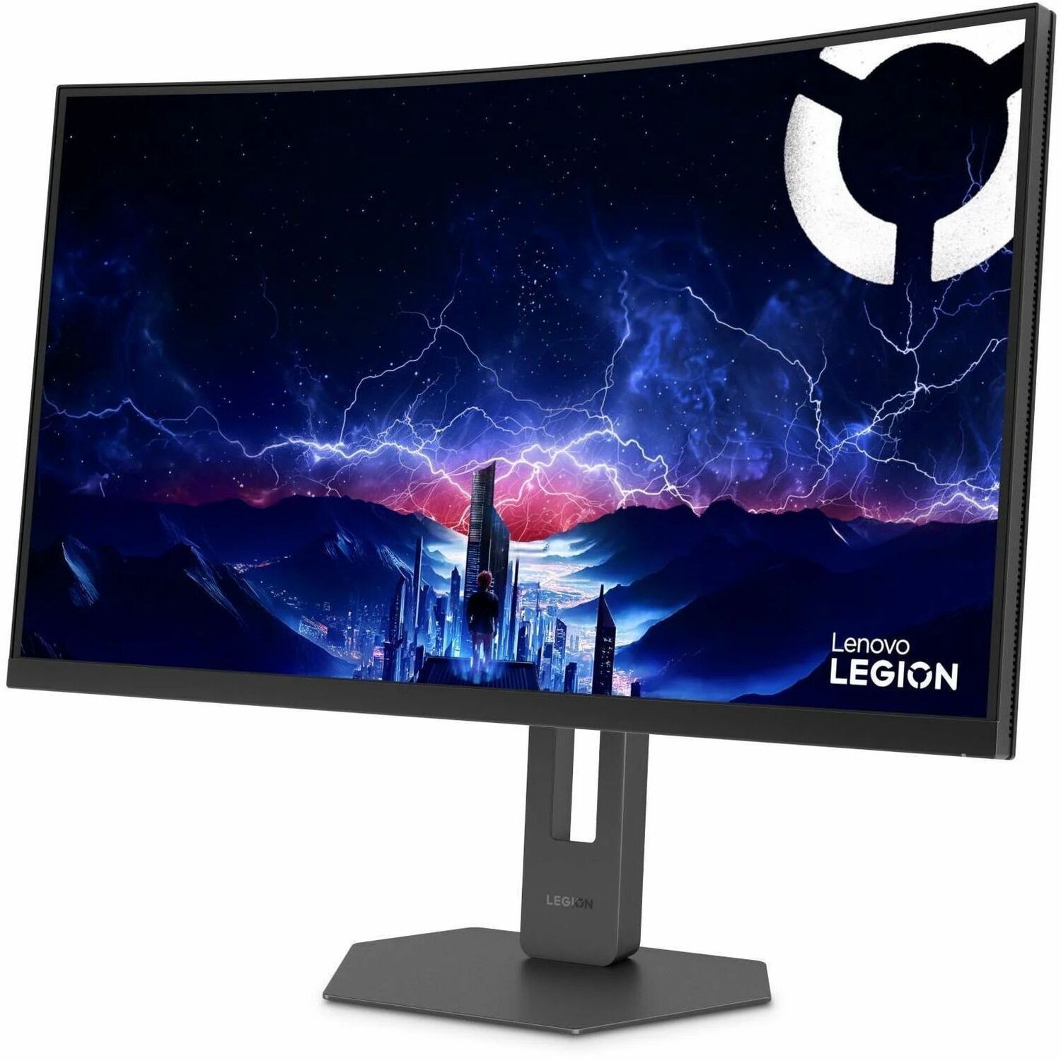 Lenovo Legion 32Q-2c 32" Class WQHD Curved Screen LED Monitor - 16:9 - Eclipse Black