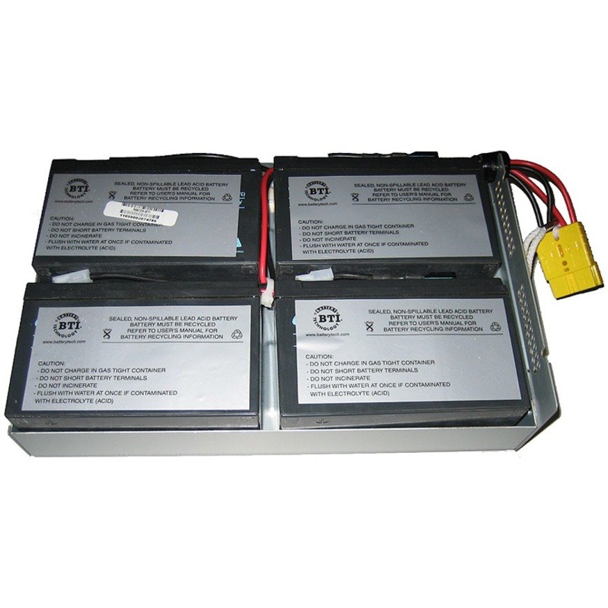 BTI RBC24-SLA24-BTI SEALED LEAD ACID BATTERY FOR APC DLA1500RM2U, ISXT11KEC1R4P, ISXT11KPOW1R2P, ISXT11LD1R230V, SU1400R2BX120, SU1400R2IBX120, SU1400R2X122