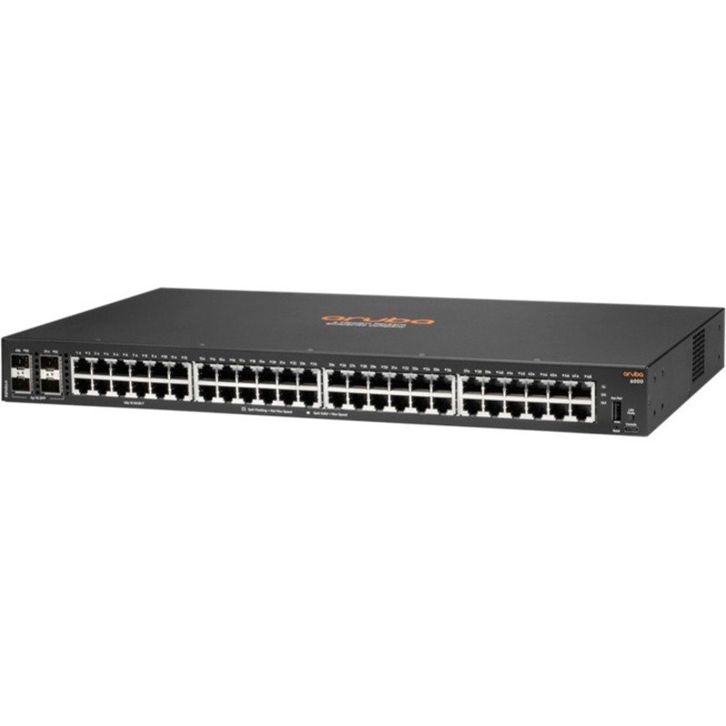 HPE CX 6000 48 Ports Manageable Ethernet Switch - Gigabit Ethernet - 10/100/1000Base-T, 1000Base-X