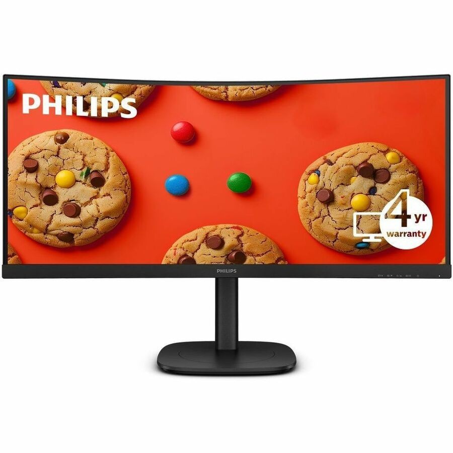 Philips 34B2u3600c 34 Monitor, Cuved, Led, WQHD (3440X1440), Usb-C, DP, Hdmi, Us