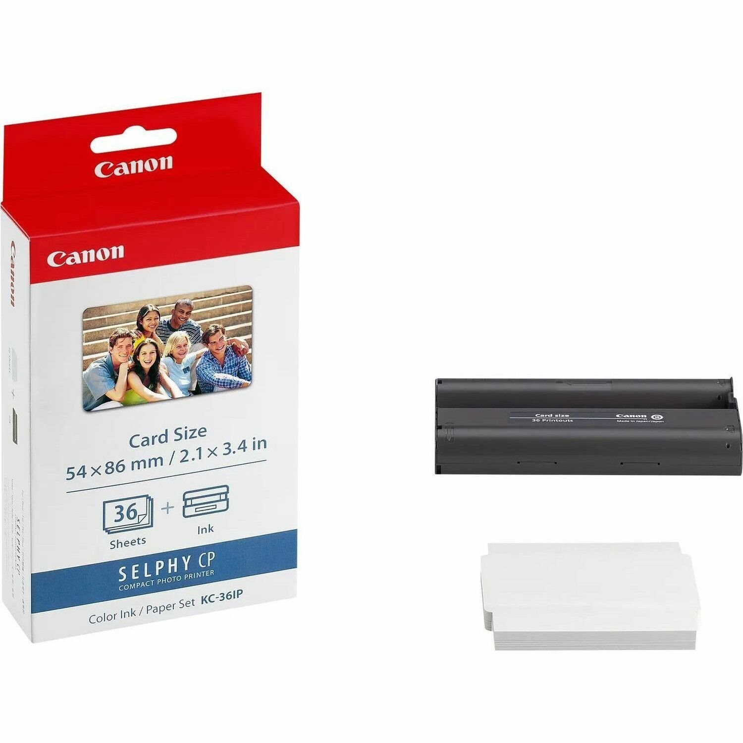 Canon KC-36IP Original Dye Sublimation Ink Cartridge/Paper Kit - Colour Pack