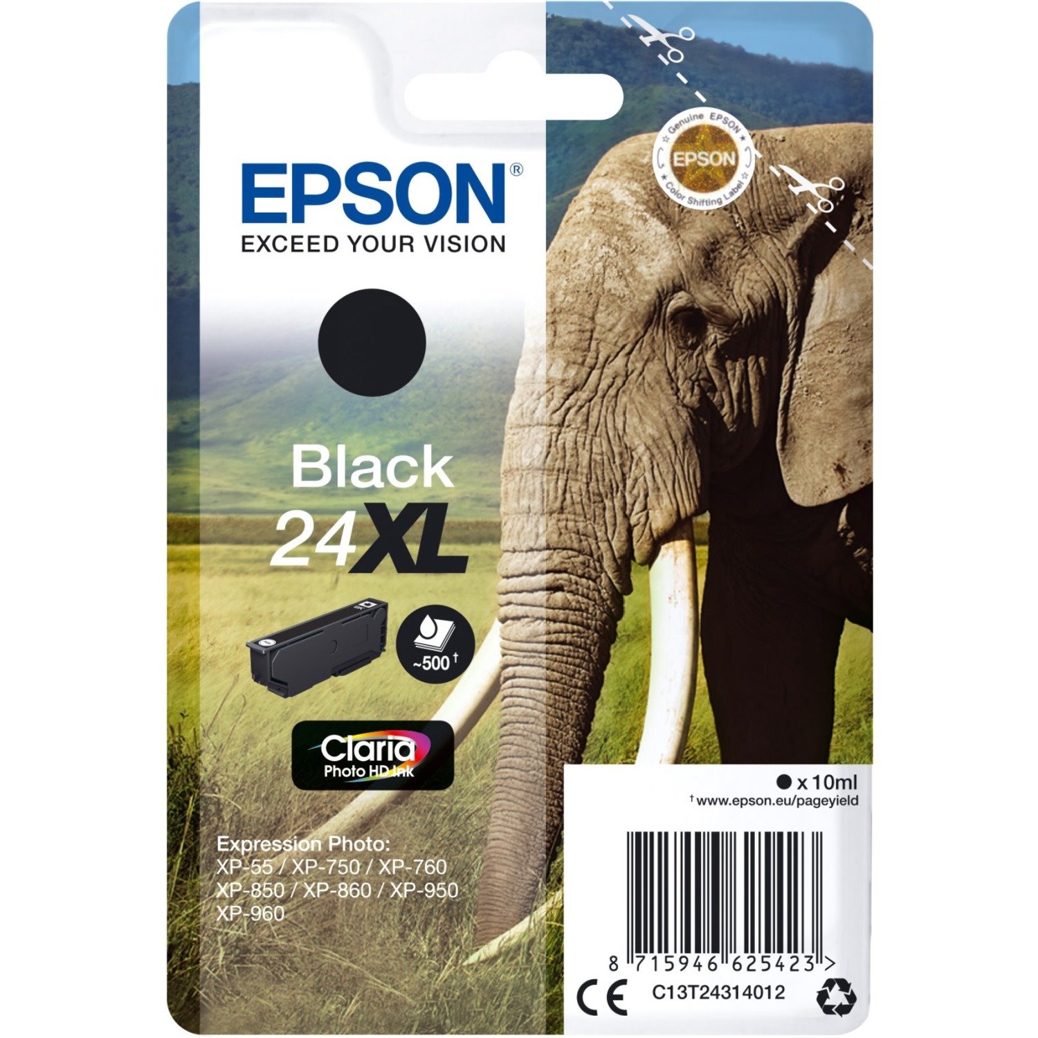 Epson Claria Photo HD High Yield Inkjet Ink Cartridge - Black Pack