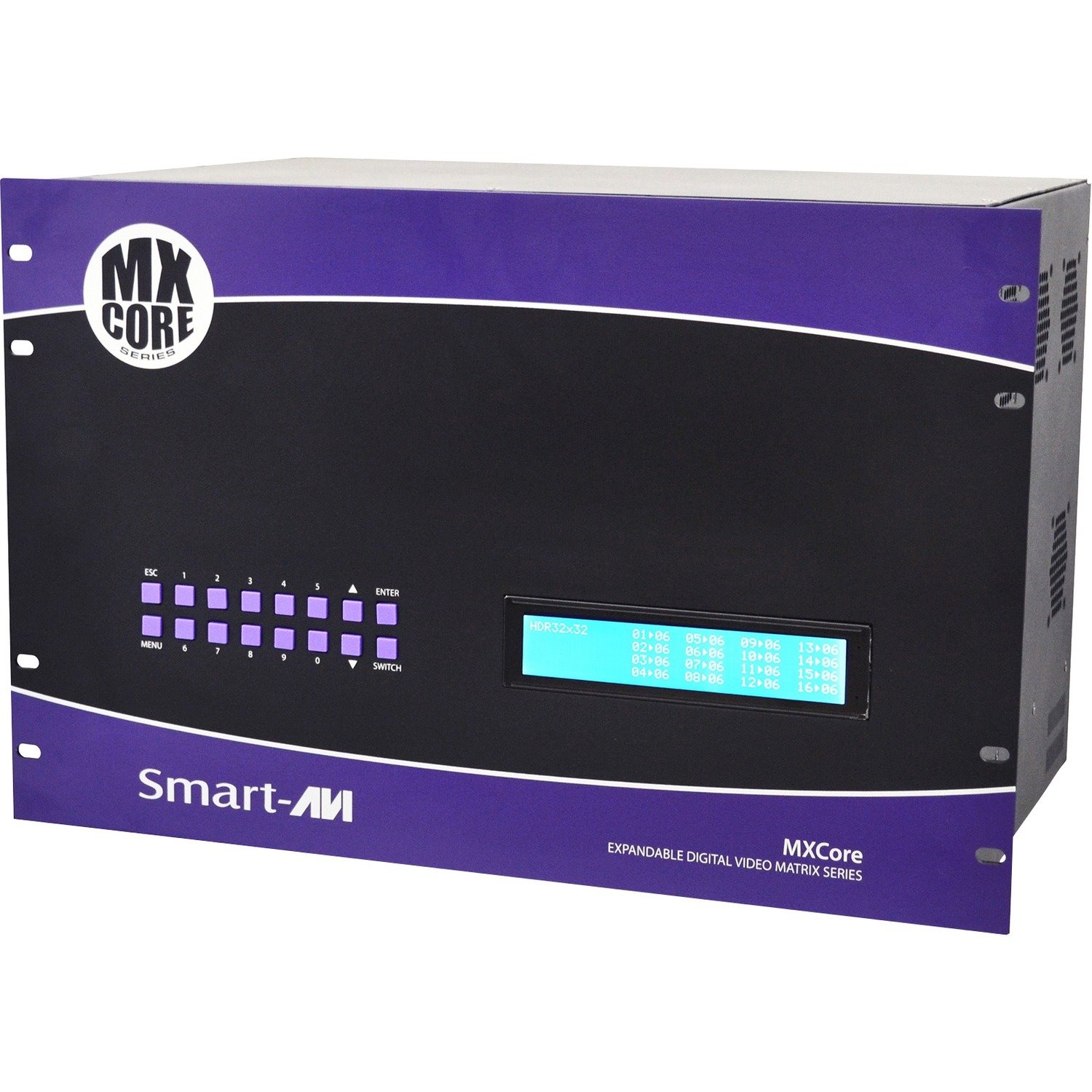 SmartAVI MXCORE Expandable HDMI 16X8 Matrix Switcher